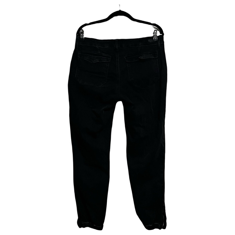 PAIGE Maisley Denim Black Joggers Sz 31 - Picture 4 of 10